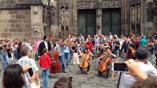 Flashmob Nuremberg June 2014  Ode an die Freude [upl. by Nannie]