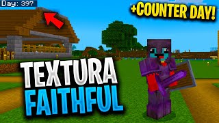 Textura FAITHFUL  Contador de días para Minecraft BEPE 120 ✅ [upl. by Wolram]