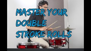 A Complete Guide to Mastering your Double Stroke Roll  Step by Step [upl. by Dode]