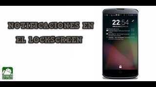 Como poner notificaciones en la pantalla de bloqueo [upl. by Myrna748]