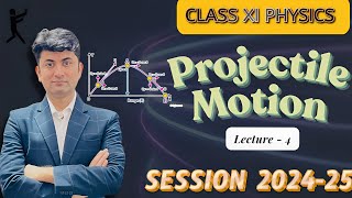 Projectile motion Physics Class 11 Lecture 4 physics class11 neet jee [upl. by Allimrac]