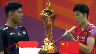 INA VS CHN  Suhandinata Cup Finals Badminton BWF World Junior Mixed Team Championships 2024 [upl. by Inram]