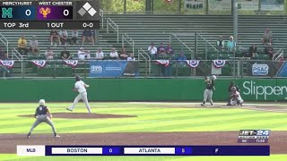 Mercyhurst baseball PSAC tournament vs West Chester [upl. by Alaj]