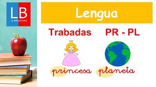 Sílabas TRABADAS PR PL ✔👩‍🏫 PRIMARIA [upl. by Annekim]