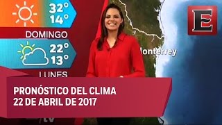 Clima para hoy 22 de abril de 2017 [upl. by Veronica]