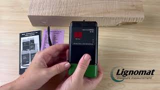 User guide for miniLigno ED moisture meter [upl. by Analra]