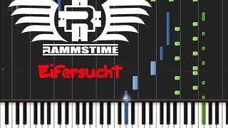 Rammstein  Eifersucht ♫ ORIGINAL MIDI  Synthesia [upl. by Lyrej]