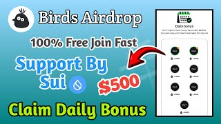 Birds Airdrop Full Details  How To Claim Daily Birds [upl. by Delamare]