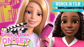 Barbie Career of the Year Women in Film 🎥 Barbie And Barbie On Set  FULL EPISODES 1 amp 2 [upl. by Arytal]