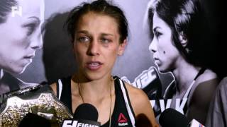 Joanna Jedrzejczyk TUF 23 Finale PostFight Media Scrum [upl. by Troy115]