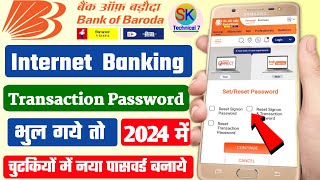 bob internet banking transaction password reset  bob internet banking transaction password forgot [upl. by Ohce]