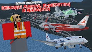 Eisenhardt Municipal Planespotting in Aeronautica  Roblox Aeronautica [upl. by Lekzehcey331]