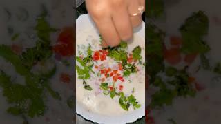 Raita🥣🥣 shorts recipe raita raitarecipes [upl. by Hornstein]