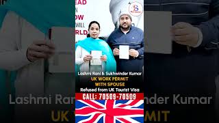 UK Work Permit Secured With Spouse  Must Watch  RS Global Immigration [upl. by Lleda781]