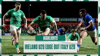 Highlights Ireland U20 v Italy U20 [upl. by Darline364]