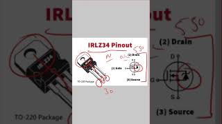 IRLZ34 mosfet working [upl. by Aerdnaed]