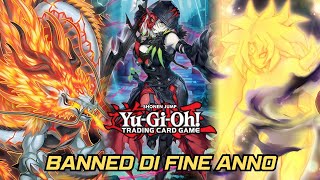 LANNO DEL FUOCO È FINITO BANNED LIST YUGIOH [upl. by Eaned]