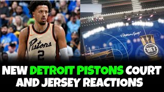 Reacting To The Detroit Pistons City jersey amp court leaks [upl. by Moises]