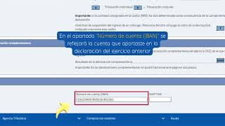 Renta 2023  Aportación o cambio del código IBAN de la cuenta bancaria [upl. by Azyl]