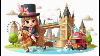 quotLondon Bridge Is Falling Down  Fun Nursery Rhyme for Kidsquot [upl. by Borgeson]