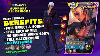 NEW  Gusion KOF K Skin Script No Password  Full Effect amp Full Sound  MLBB [upl. by Cletis]