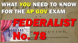 Document 8 Federalist No 78 AP GoPo [upl. by Milt49]