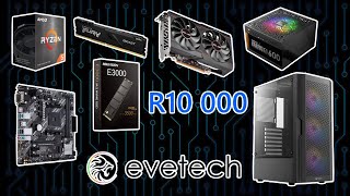 10 000 Rand Evetech Gaming PC Build Guide 2023 [upl. by Body]