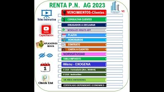 CONTROL VENCIMIENTOS RENTA AG2023 PN V2 [upl. by Coleman]