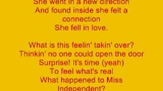 Miss Independent Lyrics By Kelly Clarkson [upl. by Klein323]