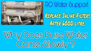 How To Do When Pure Water Comes Slowly In Your Water Purifier System   RO Water Support [upl. by Lorant]