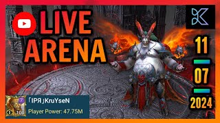 Raid Shadow Legends  Live Arena IPR KruYseN  Own Account  Lets Have Some Fun [upl. by Adams821]