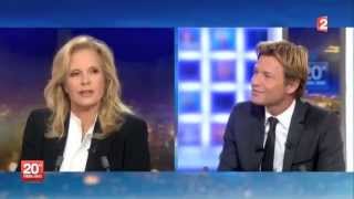 LE RIRE DE SYLVIE VARTAN AU JOURNAL FRANCE 2 JT 2OH DU 061013 [upl. by Kinnard]