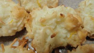 Citrus White Chocolate Coconut Macaroons [upl. by Nnylaf]