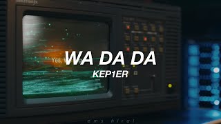 KEP1ER  WA DA DA english lyrics [upl. by Selby890]