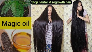 Best Homemade Hair Oil For Extream Hair Fall  Hair Growth bhi hoga ab treding hair longhair [upl. by Notnelc39]