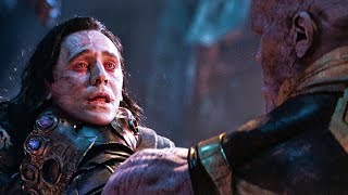 Thanos kills Loki  Loki Death Scene  AVENGERS HD 4K [upl. by Blus]