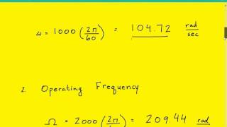 Steady State Response of Rotating Mass Unbalance Response to Harmonic Excitation Example 6 [upl. by Trebmal]