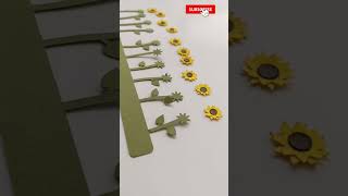 Ramo de Girasoles SUNFLOWERS sunflower diy papercraft [upl. by Leasia]