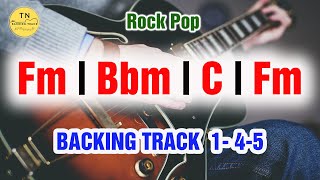 Fm 145 Guitar Backing Track Rock Fm Bbm C TN Backing Track [upl. by Cresa153]