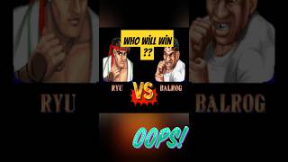 ryu vs balrog who will win  street fighter 2 champion edition [upl. by Etteniuqna]