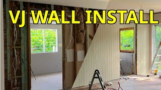 Install VJ Wall paneling in an old house [upl. by Valentino]