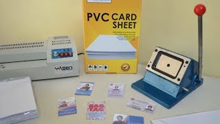 PVC ID Printing Tutorial  How to Print in PVC ID [upl. by Nallek]