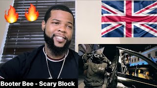 Booter Bee  Scary Block Official Video  AMERICAN REACTION🔥🇺🇸 [upl. by Vorster]