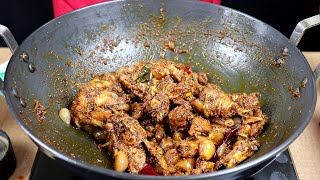 Chicken Fry  Nattu Kozhi Varuval Recipe In Tamil [upl. by Erleena968]