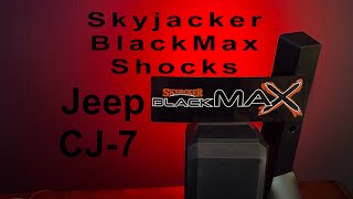 Skyjacker Black Max Shocks on a CJ7 [upl. by Obola679]