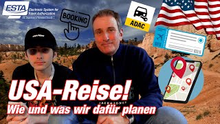 USAReise  Wie und was wir dafür planen  Reiseplanung [upl. by Ahsila438]