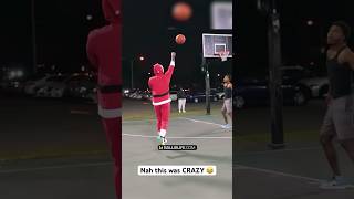 basketball REACTION TO SANTA BASKETBALL nba christmas ballislife [upl. by Aerehs]