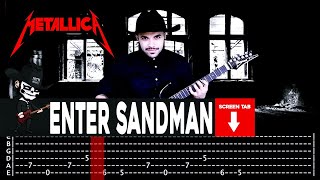 【METALLICA】 Enter Sandman  cover by Masuka  LESSON  GUITAR TAB [upl. by Indira]