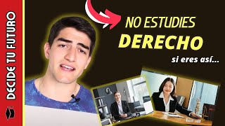 NO ESTUDIES DERECHO SI ERES ASÍ [upl. by Eirruc]