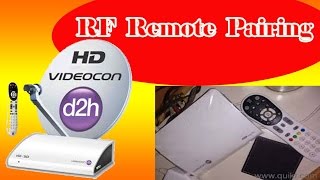 Videocon D2H RF Remote Pairing [upl. by Burnett]